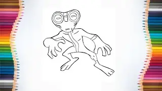How to Paint Gray Matter Coloring Page | Coloring Pages and Painting for Kids, Toddlers - 4K 60FPS