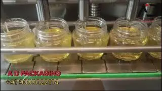 Automatic Ghee , lubricant , Edible oil Servo Base Filling And Capping Machine