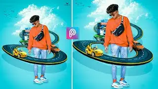 New Instagram Creative Flying Road Photo Editing - BF Editz Army