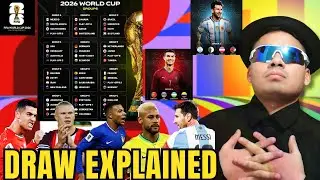 FIFA World Cup 2026 Draw Explained | Portugal vs Argentina in the FIFA World Cup 2026 Quaterfinals??