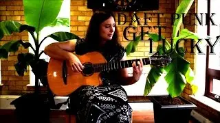 Daft Punk - Get lucky (guitar cover) on a loop pedal