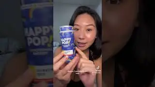 Trying happy pop functional energy drink in rainbow drip 🌈✨