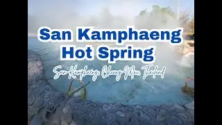 [4K 60fps] San Kamphaeng Hot Spring Walking Tour 2025 #walkingtour #chiangmai #thailand