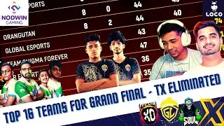 Final Points Table | How TX Eliminated - Scout Mavi reaction 💔