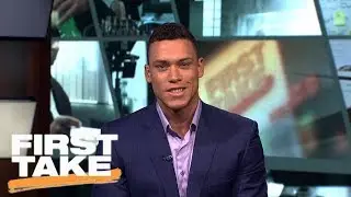 Aaron Judge talks historic season with Yankees and his pick for MVP | First Take | ESPN