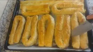 BAKLAVA YUFKASINDAN ÇITIR ÇITIR KIYMALI BÖREK