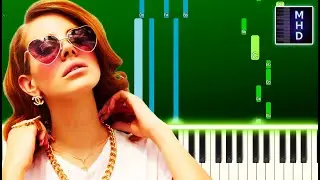 Lana Del Rey - Diet Mountain Dew (Piano Tutorial Easy)