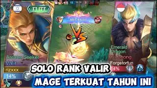 SOLO RANK VALIR | MAGE TERKUAT TAHUN INI PALING BERAPI 😌⚠️