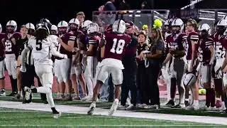 DHS vs Eastside Early College Bi District Playoffs 11 13 2025   Great catch by #18 Caden Scott