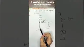 FORWARD / REVERSE STARTER | FOR / REV STARTER IN HINDI | FOR/REV CONTROL DIAGRAM