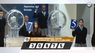 30875 PRIMER PREMIO DEL SORTEO DEL NI&Ntilde;O 2013 -  (2.000.000&euro;)