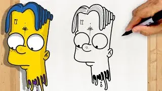 Como Desenhar o Bart Simpson Igual ao Rapper XXXTentacion
