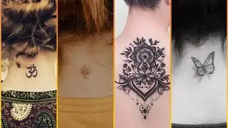 Beautiful Back Neck Tattoos For Girls 2025 | Back Neck Tattoo Designs For Women | #tattoosforgirls