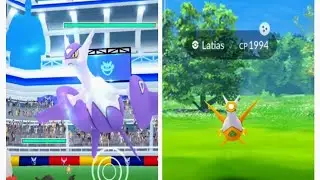 First Mega Latias raid battle and it's a shiny..!!