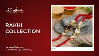 Exquisite Set of 2 Designer Rakhis from eCraftIndia - Celebrate Raksha Bandhan in Style!