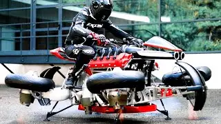 This Crazy motorcycle can transform into a flying vehicle , Flying Motorcycle