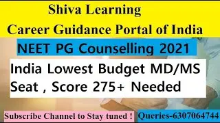 India Lowest Budget MD/MS Colleges ,KEA NEET PG Counselling 2022 #karnatakaneetpg2022#keaneetpg2022