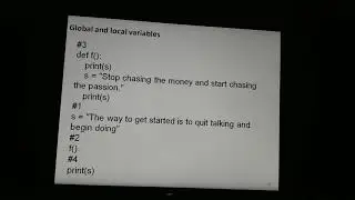 Variables in Python (local and global)part-2