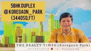 5Bhk Duplex at Koregaon Park | Duplex in pune |  virtual tour #withSandesh