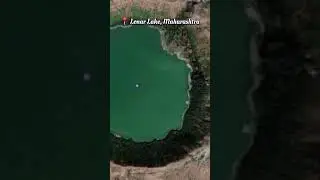Yeh Jheel Meteor Se Bani Hai 😮 | Lonar Lake #lake #river