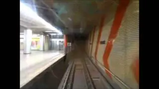 U-Bahn Nürnberg - Mitfahrt im Typ DT3 von Röthenbach - Flughafen auf der U2