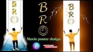 #Brotheavatar Latest photo editing/ BRO movie poster designing/Naveen edits #naveenedits #picsart