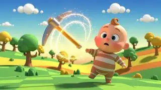 Fortnite Baby Dropped His Magic Pickaxe | Kids Songs & Nursery Rhymes