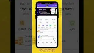 BTC Professional Yellow Black 3D Money Investment techniques Instagram