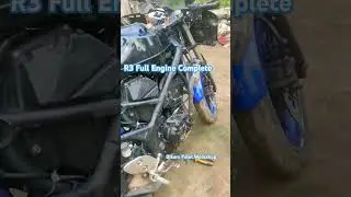 R3 full Engine Complete in #BikersPointWorkshop #yamaha #R3sound  #R3FullEngine #R3Service
