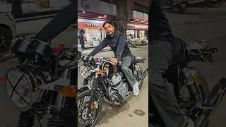 Continental Gt 650 | Mr Clean Turns To Black Chrome #gt650 #continentalgt650 #youtuber #ytshorts