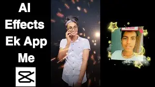 How to use Ai Effect on Capcut Hindi / Ai effect Editing