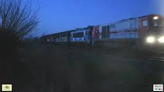 Vuiltrein door bocht Sauwerd