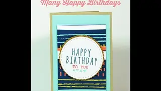 Paper Pumpkin Kit February 2017 | Many Happy Birthdays
