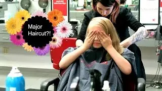 GIRL GETS MAJOR HAIRCUT!