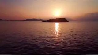 Free HD Stock Video Footage;   Drone Flying Over the Sea