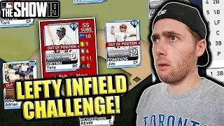 LEFT HANDED INFIELD CHALLENGE! MLB THE SHOW 19 DIAMOND DYNASTY