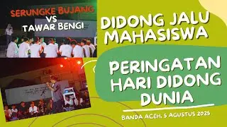 Didong Jalu Mahasiswa, Serungke Bujang vs Tawar Bengi di Taman Seni dan Budaya Banda Aceh