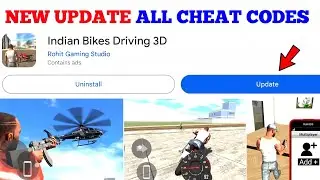 Finally New Update of Indian Bike Driving 3D 🤯🔥| Police Helicopter Cheat Code | All Cheat Codes 2026
