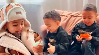 Юлия Ефременкова показала большую примерку красивых вещей для Кристиана и Даниэля