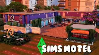😁⭐Best Motel EVER⭐😁 Speed Build I The Sims 4 💚🤍