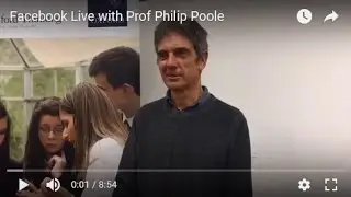 Facebook Live with Prof Philip Poole: Feeding the future