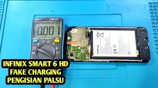 INFINIX SMART 6 HD X6512 DI CAS TIDAK BERTAMBAH FAKE CHARGING
