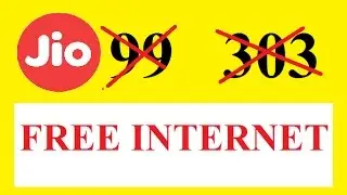 JIO free internet without 99 rs and 303 recharge