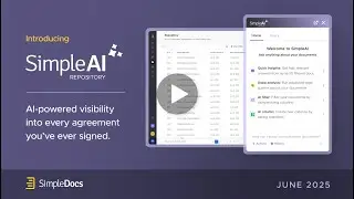 Introducing SimpleAI Repository: AI-Powered Visibility into Every Contract