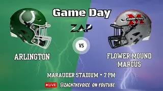 (Lightning Delay) Arlington at Flower Mound Marcus TXHSFB Live