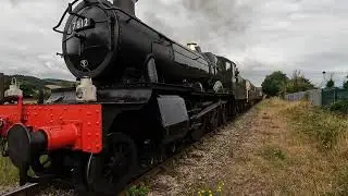 GWR 7812 & D6566 Double Header Arriving at Dunster Station | West Somerset Railway | 30th July 2025