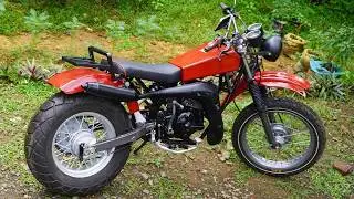 From Scratch to Finish: Would You Believe This Custom Bike Runs on a 50-Year-Old TS250 Engine?