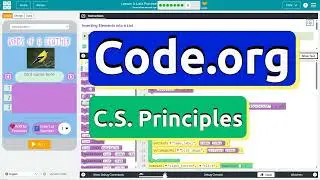 Code.org Lesson 3.8A Lists Practice | Tutorial with Answers | Unit 6 C.S. Principles