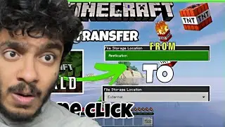 How To Transfer Minecraft World From Application To External Storage 😱