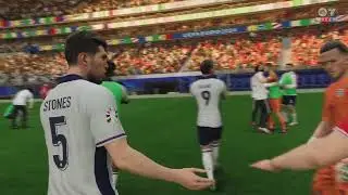 HD FC24 EURO PLAYER MODE: RASMUS HOJLUND | DENMARK VS ENGLAND! | MATCH 2 |